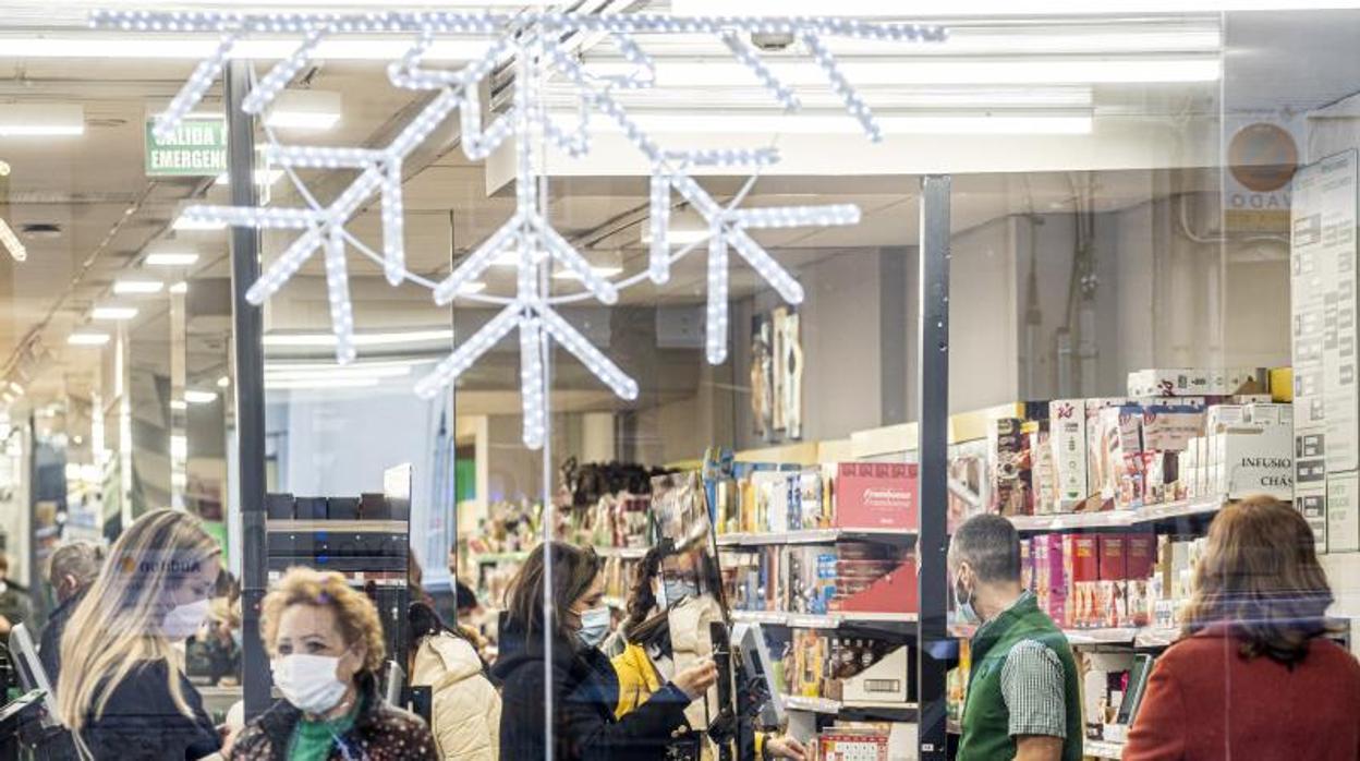 Imagen tomada en un supermercado de Mercadona en la ciudad de Valencia