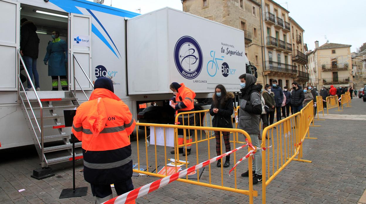 Cribado masivo realizado en la localidad segoviana de Sepúlveda en los últimos días