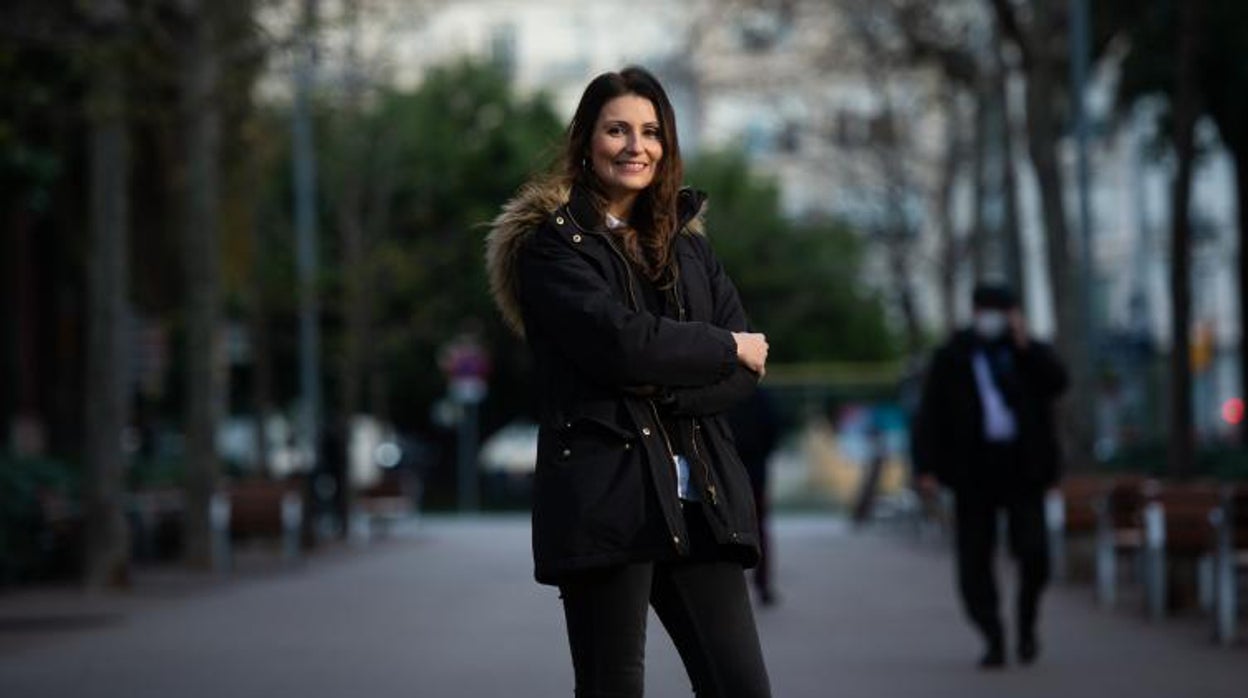 Lorena Roldán, fotografiada en el centro de Barcelona