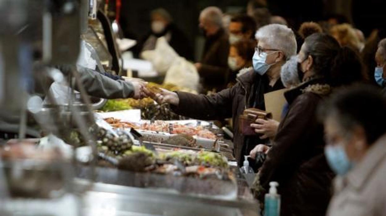 Compras navideñas, en La Coruña