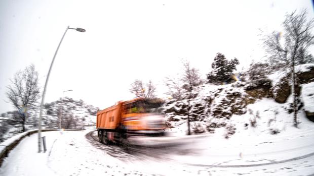 Filomena complica la situación de las carreteras y el tránsito en Castilla-La Mancha por la nieve