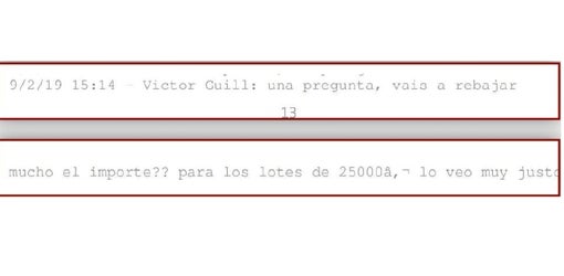 «¿Vais a rebajar mucho el importe?».