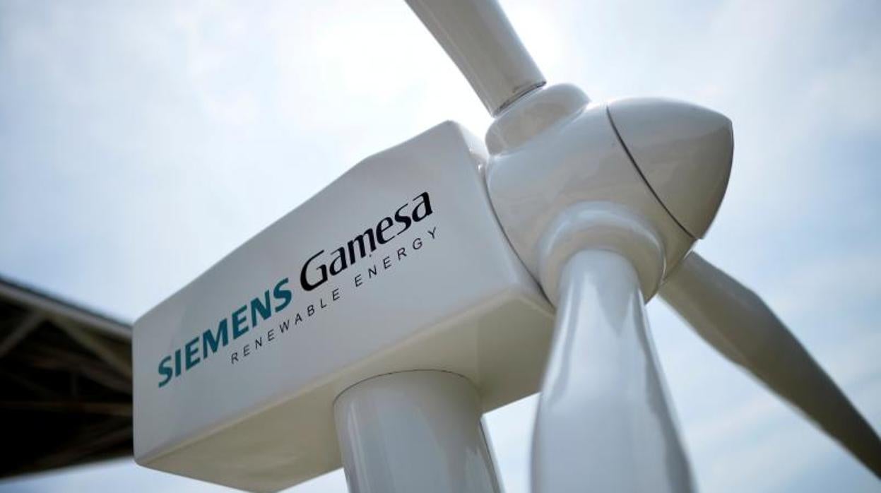 Una aeroturbina de Siemens Gamesa