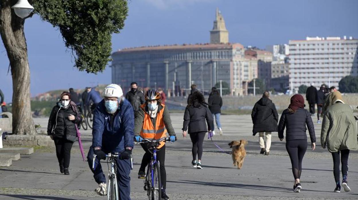 Ambiente en La Coruña este pasado fin de semana