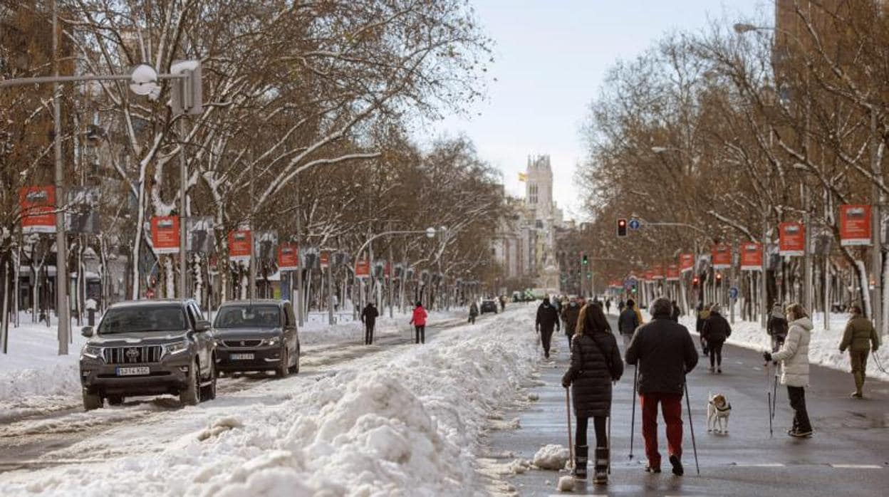 La nevada histórica en Madrid, en directo: Ábalos no descarta