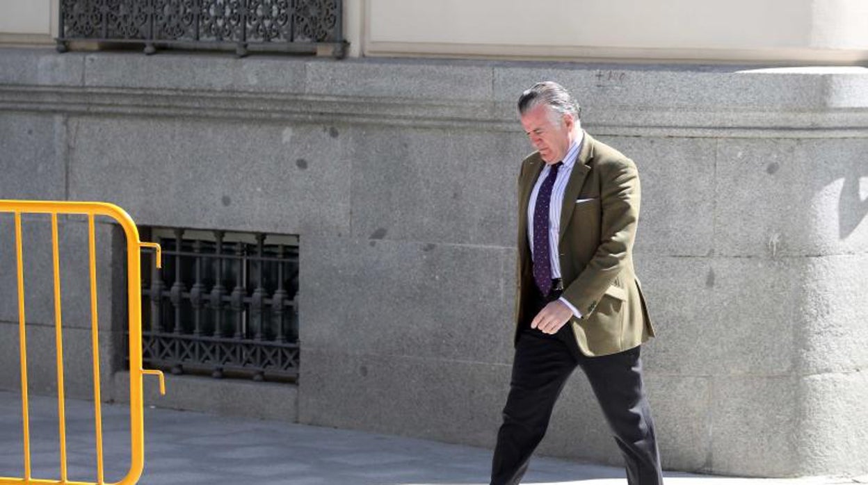 El extesorero del PP Luis Bárcenas, en la Audiencia Nacional