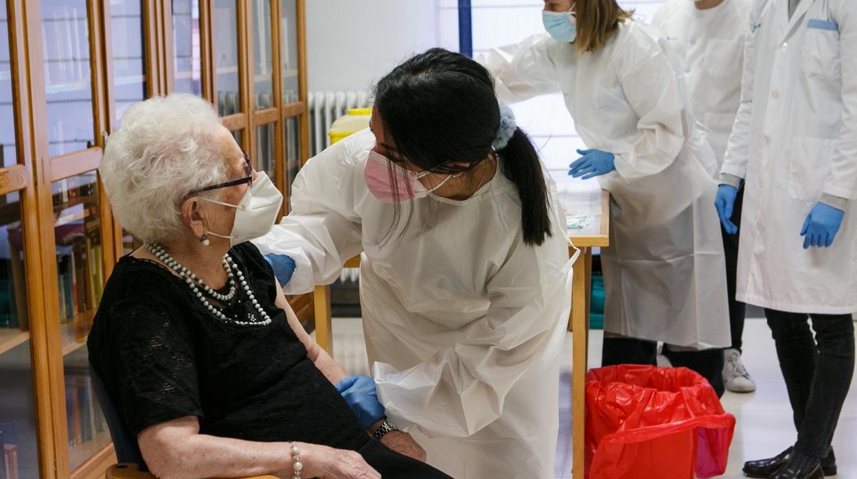 Vacunación en Castilla y León frente al coronavirus