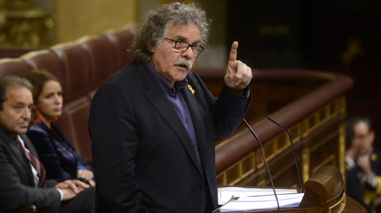 Joan Tardà, en el Congreso de los Diputados