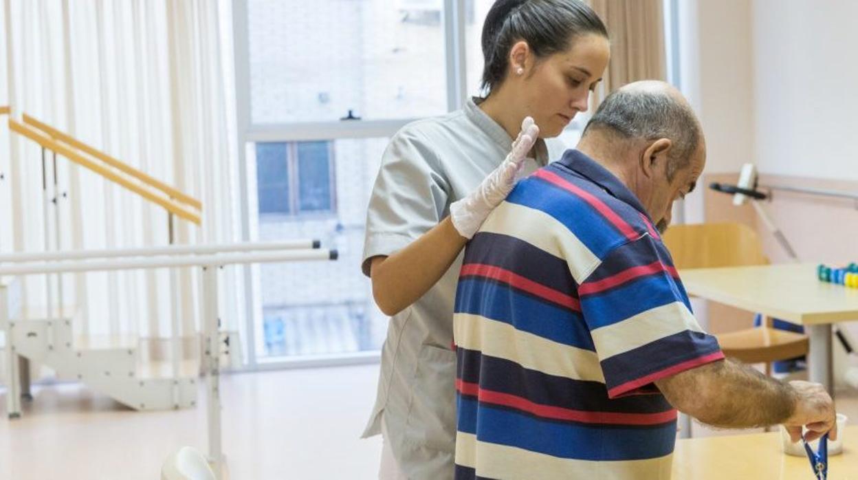 Un aimagen de la unidad asistencial del Hospital de San Juan de Dios de Tudela.