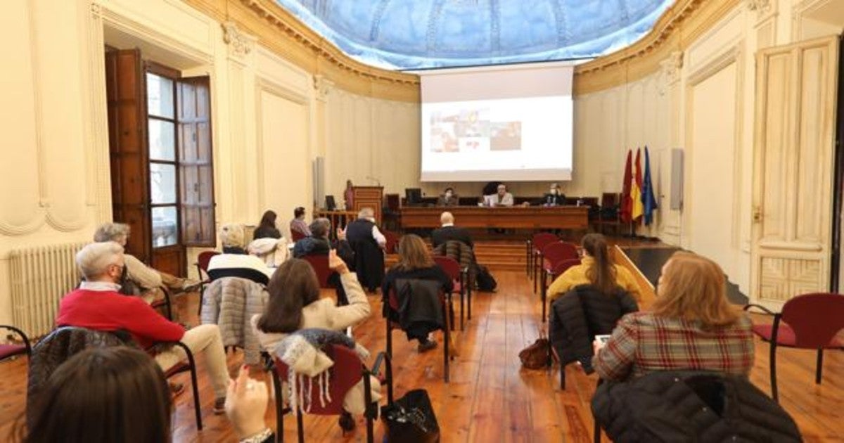 Una imagen de la reunión mantenida este jueves por el Consejo de Salud de Navarra.