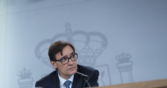 El ministro de Sanidad, Salvador Illa, en imagen de archivo