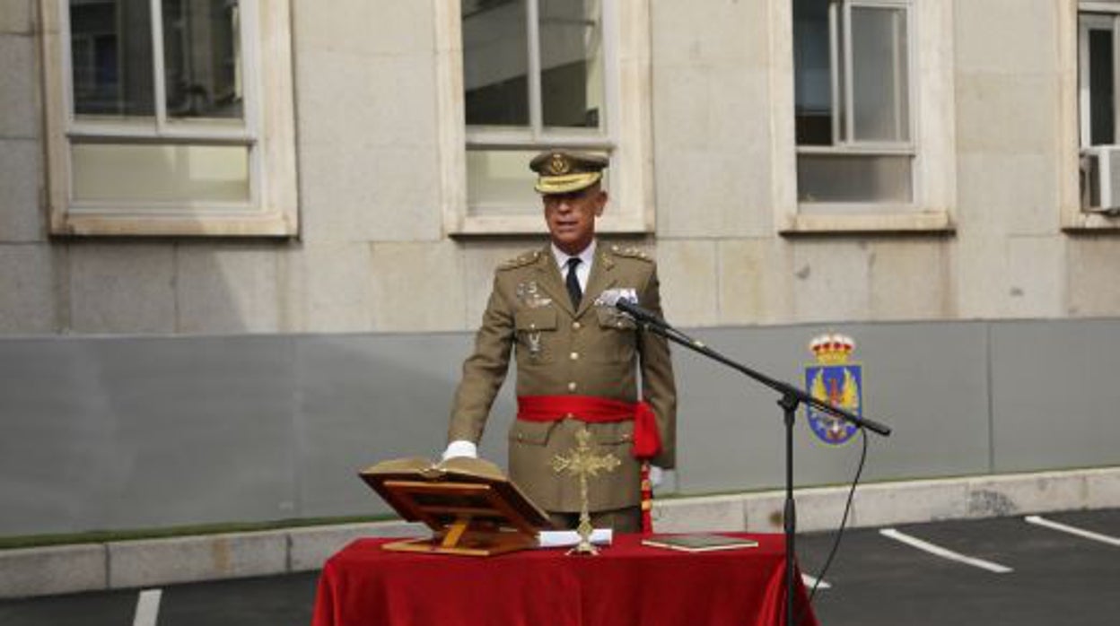 El jefe del Estado Mayor Conjunto, Fernando García González-Valero, en su toma de posesión en septiembre de 2020