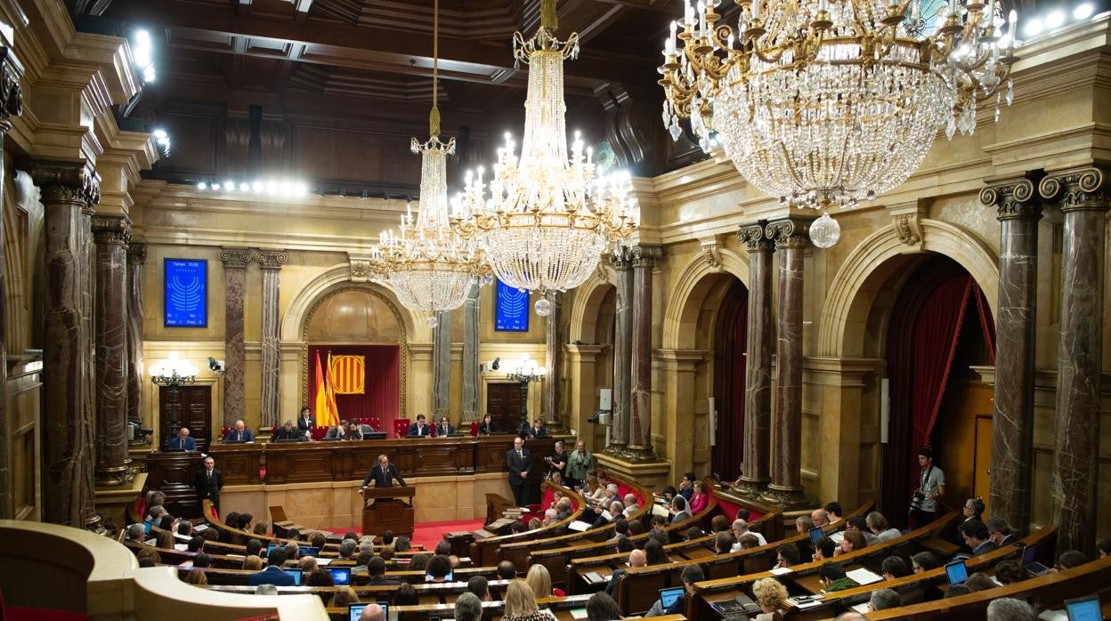 Una imagen del pleno del Parlament, durante la pasada legislatura