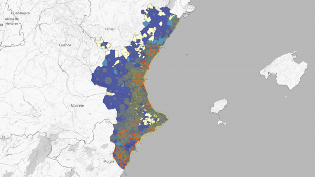 Coronavirus en Valencia: mapa y listado de los últimos rebrotes por origen y municipio