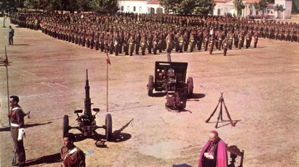 El campamento de Montelarreina, en Toro, cuando tenía actividad militar