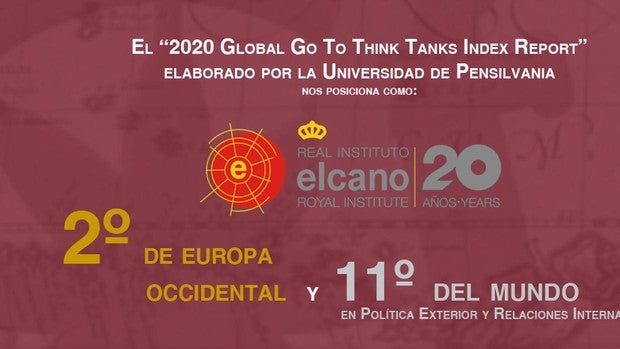 El Real Instituto Elcano, segundo think tank europeo, según la Universidad de Pensilvania