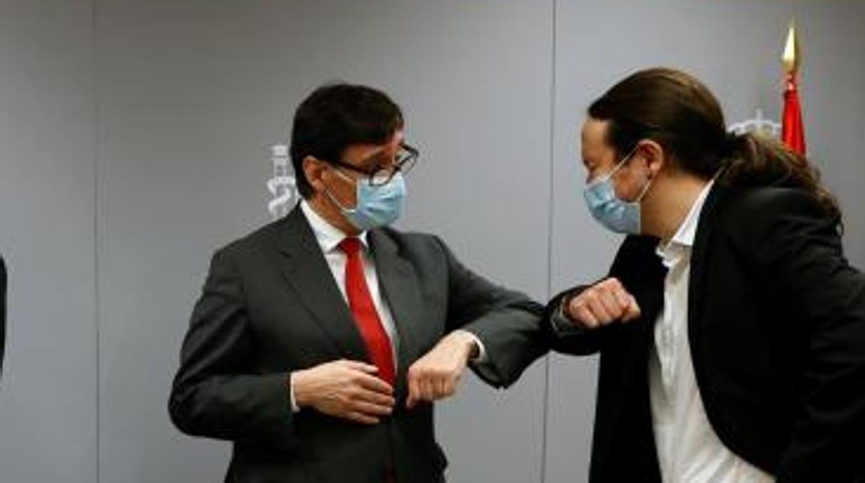 Illa saluda a Iglesias tras salir del Gobierno