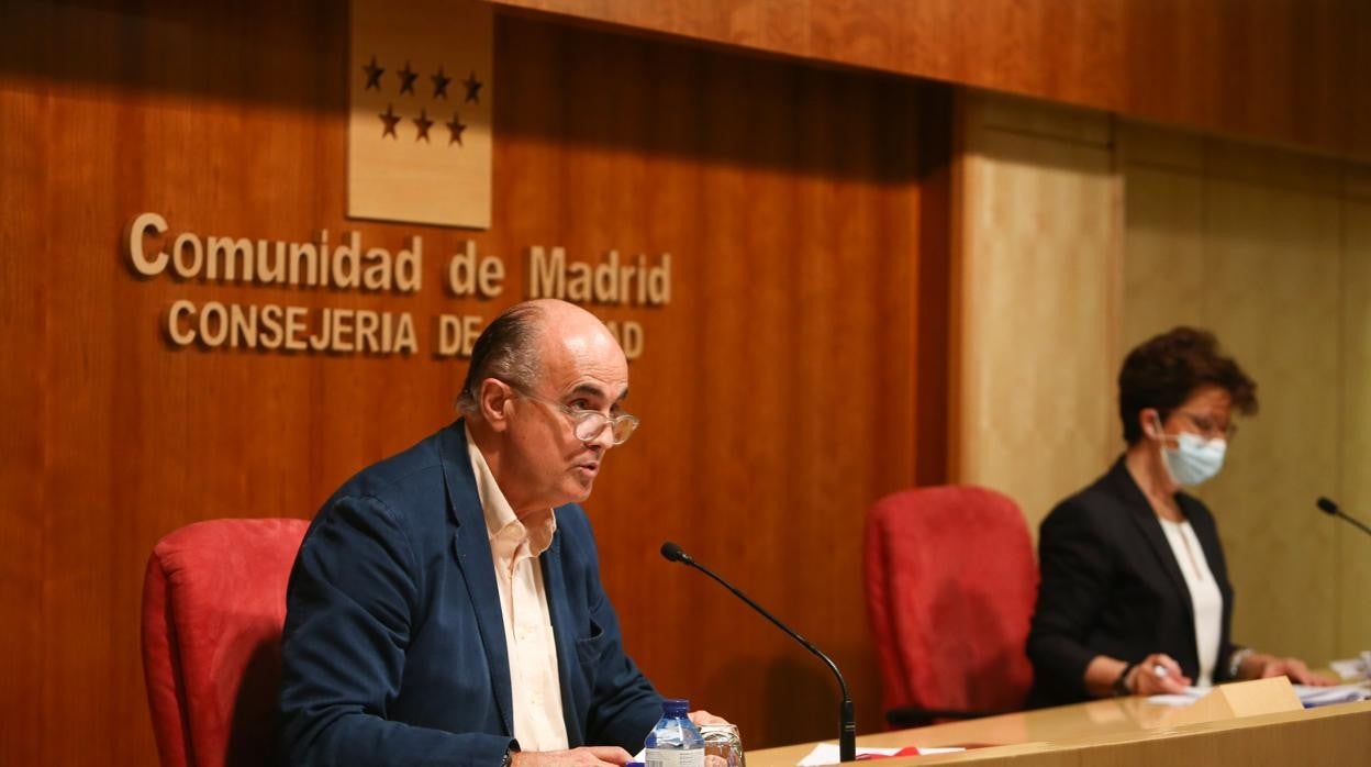 Sigue en directo la rueda de prensa de la Comunidad de Madrid sobre la evolución de la pandemia en la región