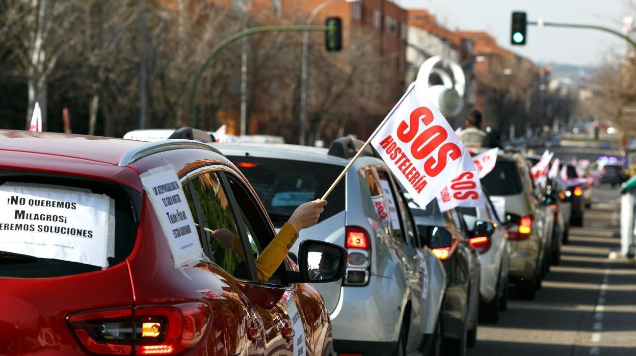 Manifestación, este viernes, por las calles de Toledo