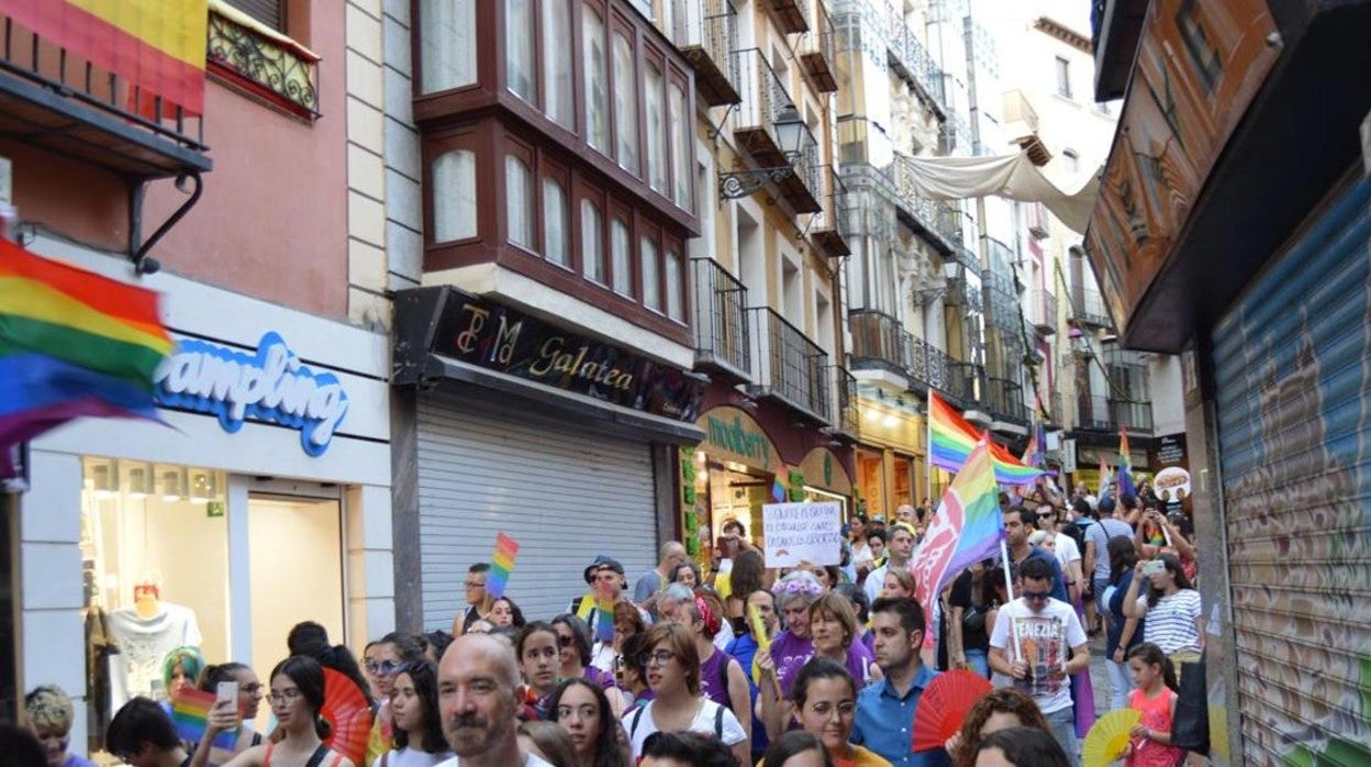 Imagen de archivo de una manifestación por las calles de Toledo