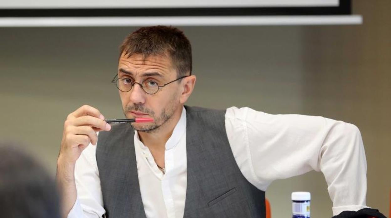 Juan Carlos Monedero durante los cursos del Escorial