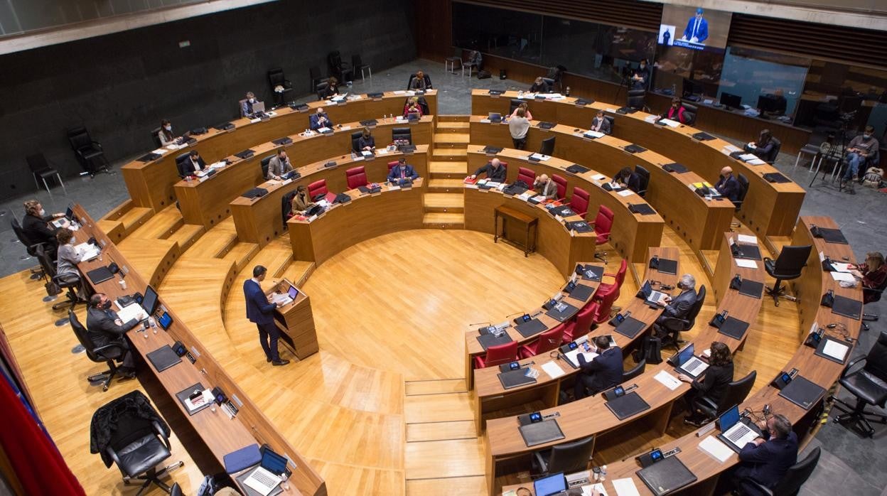 Sesión del Parlamento de Navarra de la semana pasada. P.F.N.