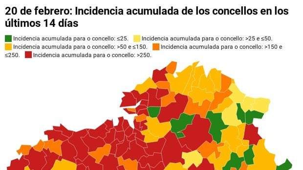 Coronavirus Galicia: comprueba los casos en tu municipio a dos días del aumento de la desescalada en Galicia