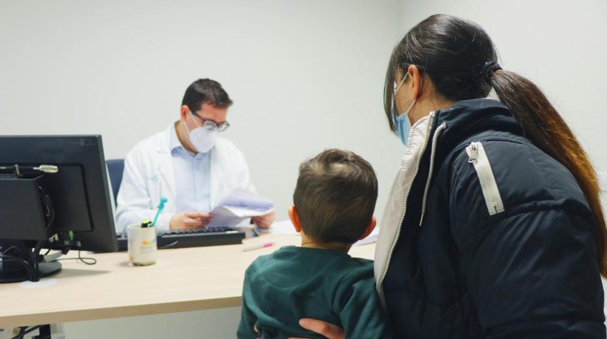 El servicio de Pediatría estáubicado en la primera planta del Edificio B