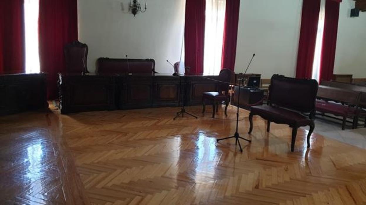 Sala de vistas de la Audiencia de Toledo