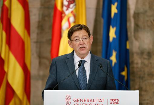 Imagen del presidente de la Generalitat, Ximo Puig