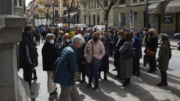 Pedir a Medinaceli en el primer aniversario del Covid: «Ver el Cristo es una tradición y no faltamos aunque haya pandemia»