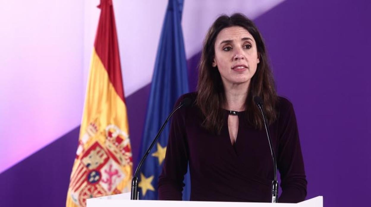 Irene Montero, ministra de Igualdad