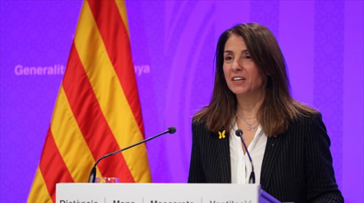 Meritxell Budó, portavoz de la Generalitat de Cataluña, este martes