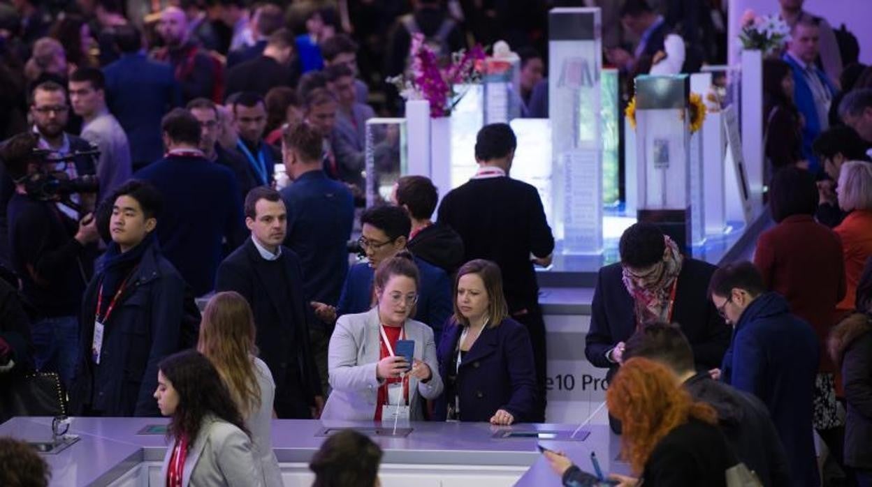 Ambiente del Mobile World Congress 2018