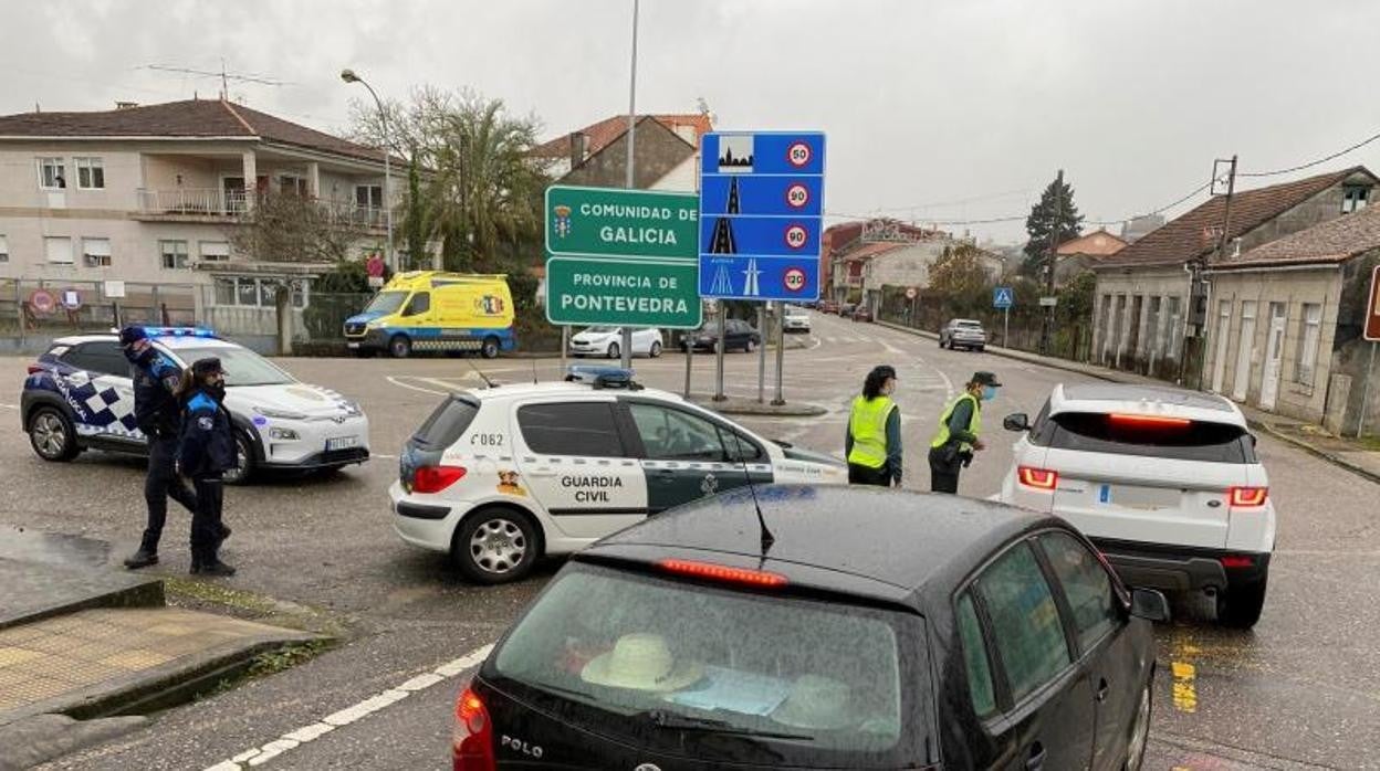 La Guardia Civil en Pontevedra en una imagen de archivo