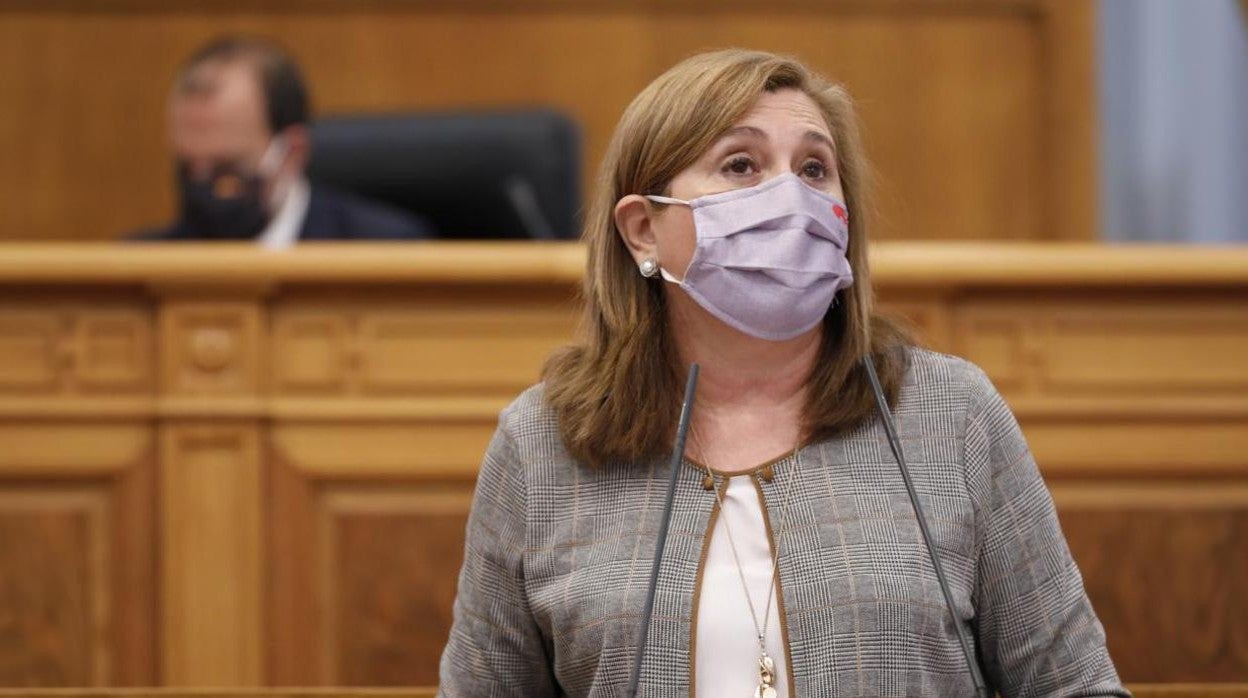 Rosa Ana Rodríguez, durante su intervención