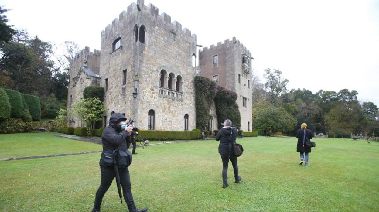 Exterior del Pazo de Meirás, en el ayuntamiento coruñés de Sada