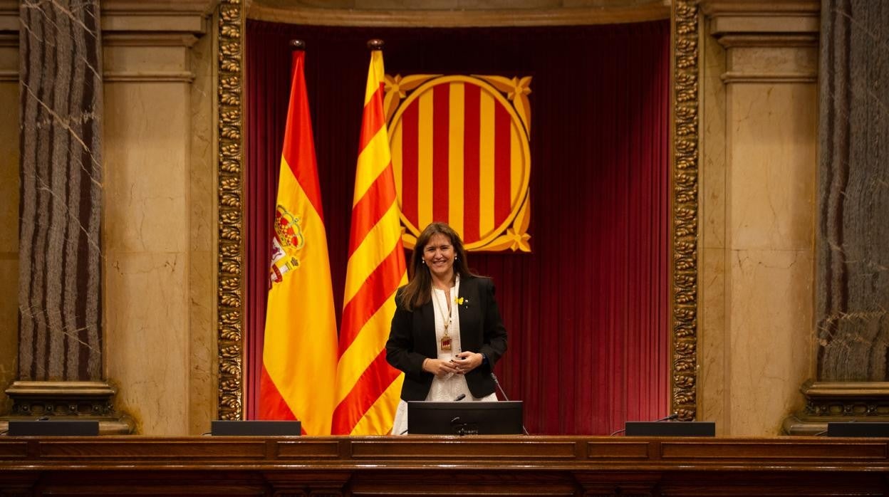 Laura Borràs, en el Parlament de Catalunya