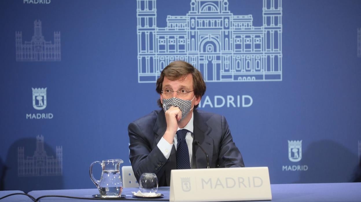 El alcalde de Madrid, José Luis Martínez-Almeida, en un reciente acto