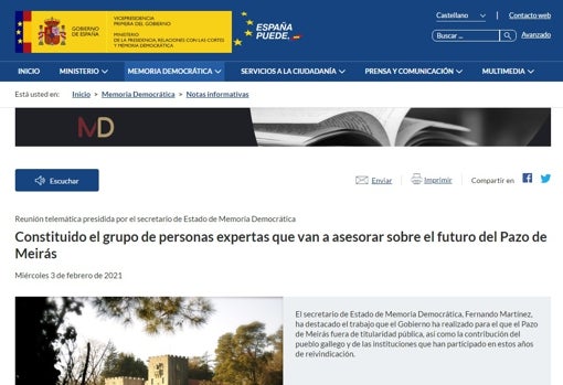 Otro comité de expertos fantasma: el grupo de trabajo del Pazo de Meirás