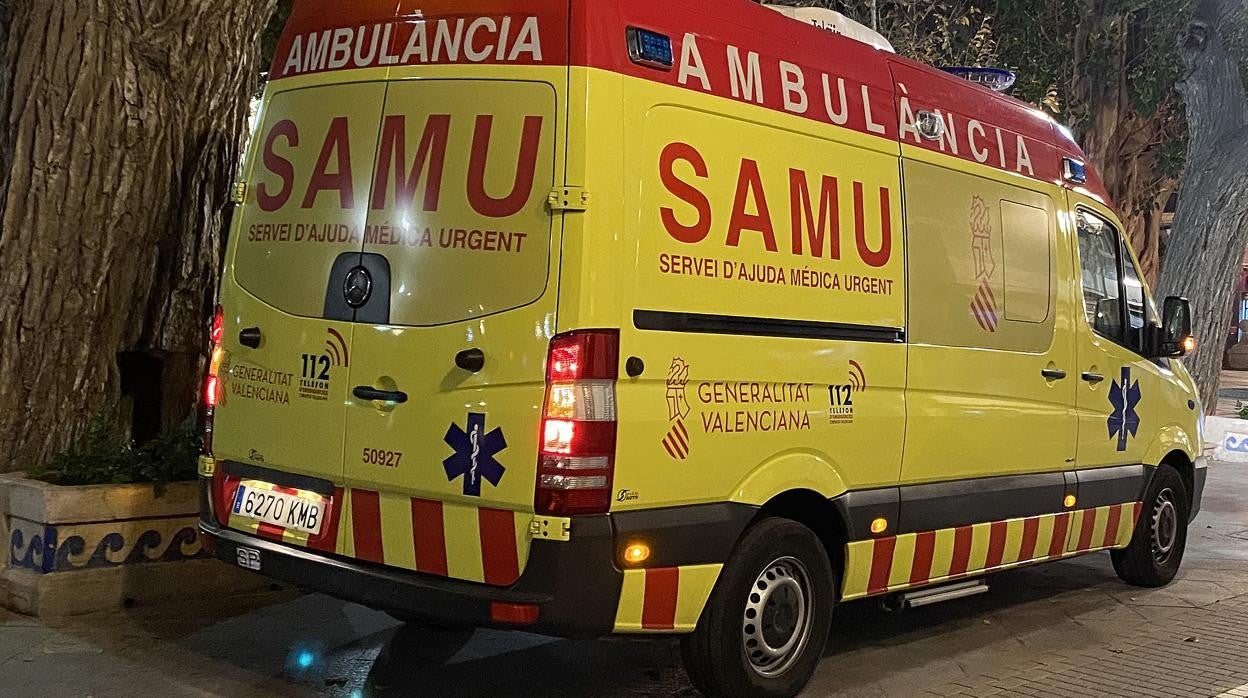 Imagen de archivo de una ambulancia del SAMU