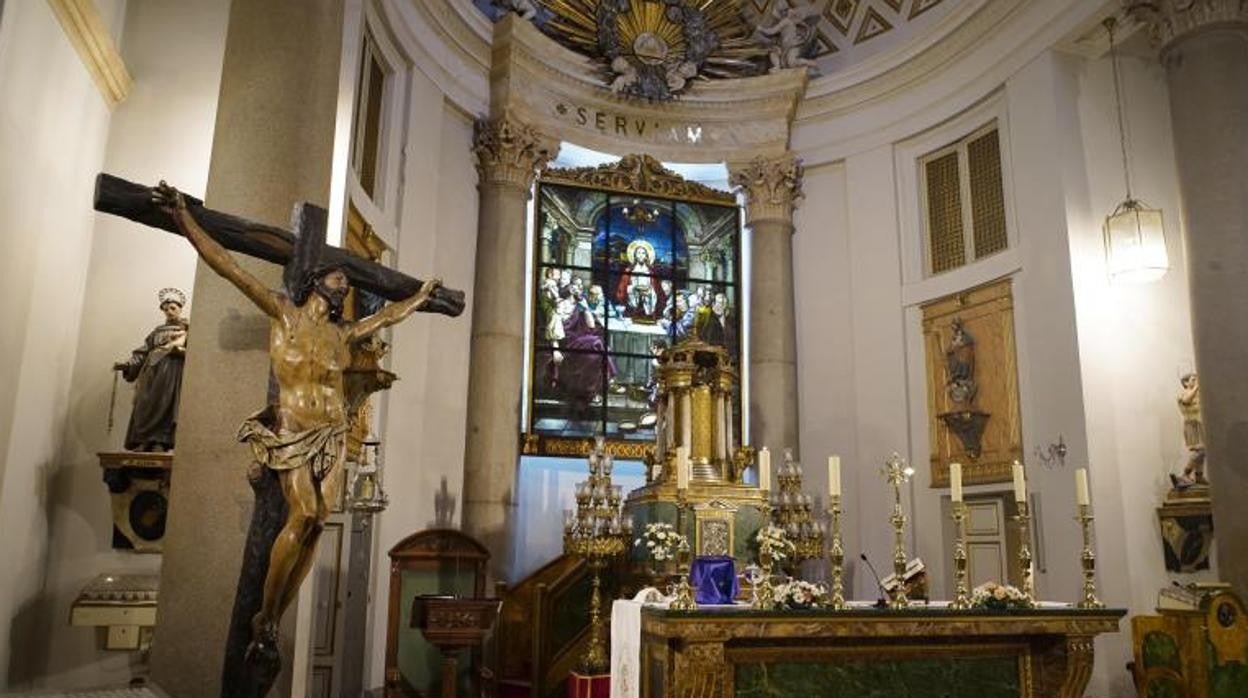 Interior del templo