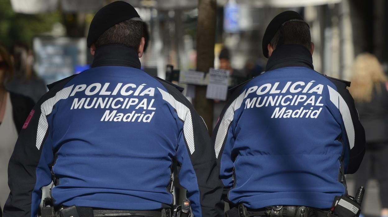 Agentes de la Policía Municipal de Madrid, en una imagen de archivo