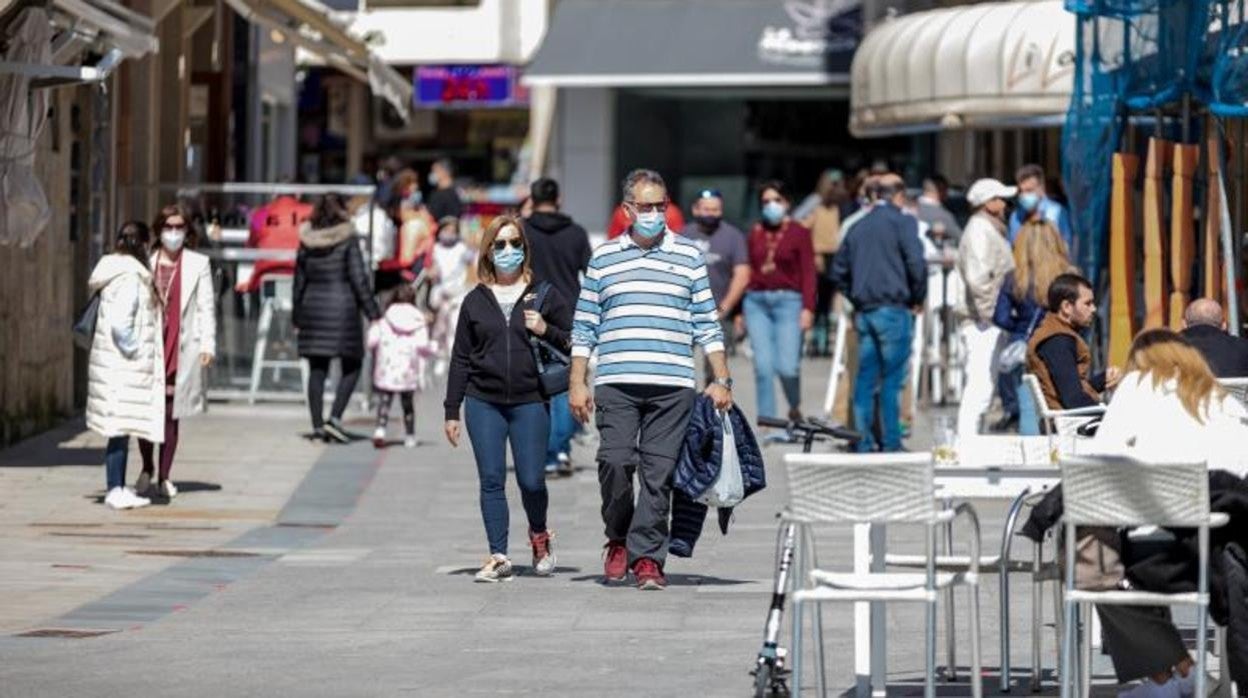 Ambiente en el municipio pontevedrés de Sanxenxo, este pasado puente de San José