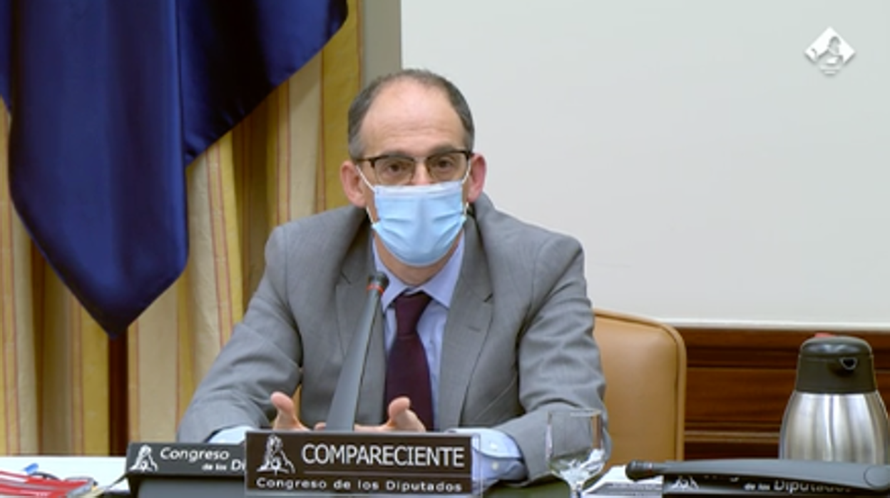 El inspector Jefe Manuel Morocho en el Congreso