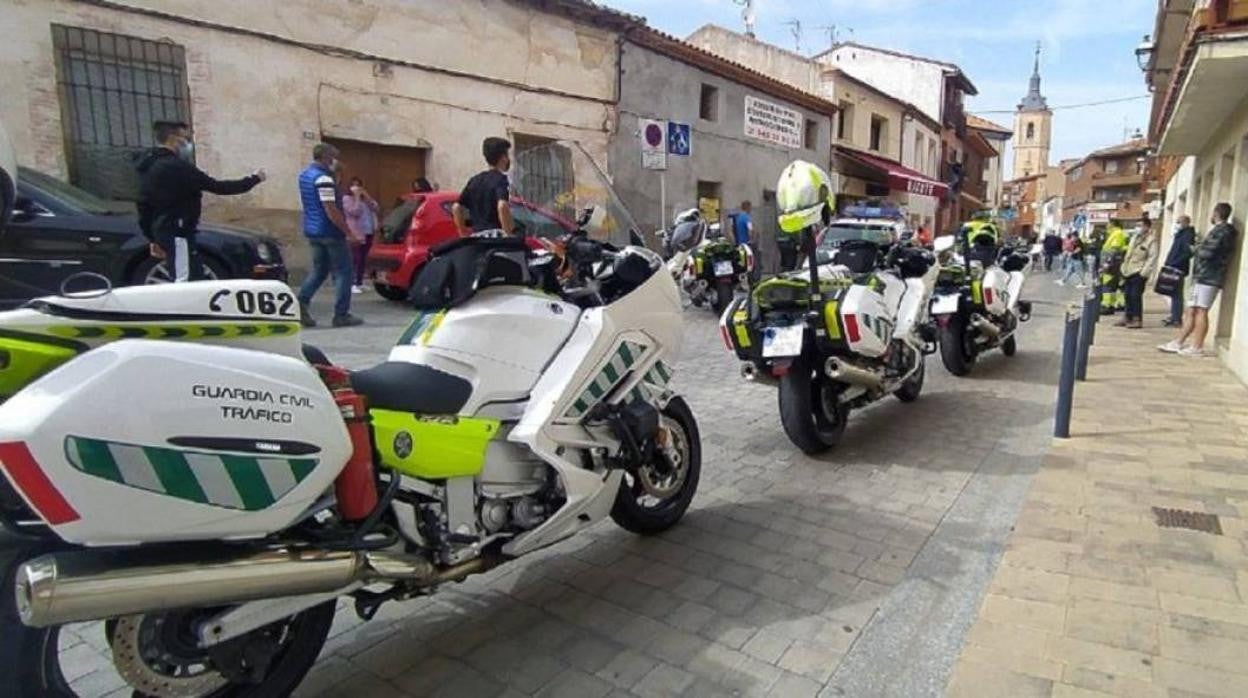 Guardia Civil en el lugar de los hechos