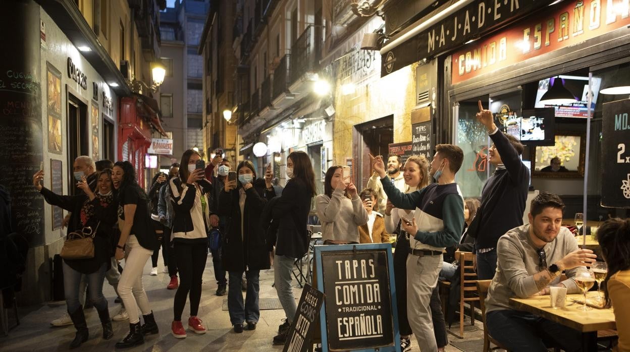 La calle Espoz y Mina en la tarde del pasado jueves