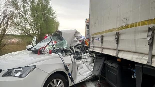 Jornada negra en la A-62 en Valladolid: tres accidentes en menos de 20 kilómetros, un fallecido y varios heridos