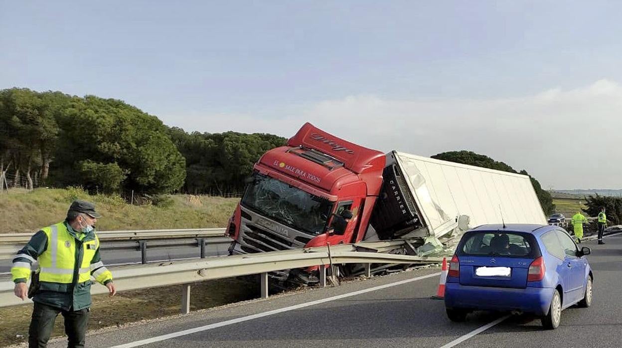 Accidente en la A-62