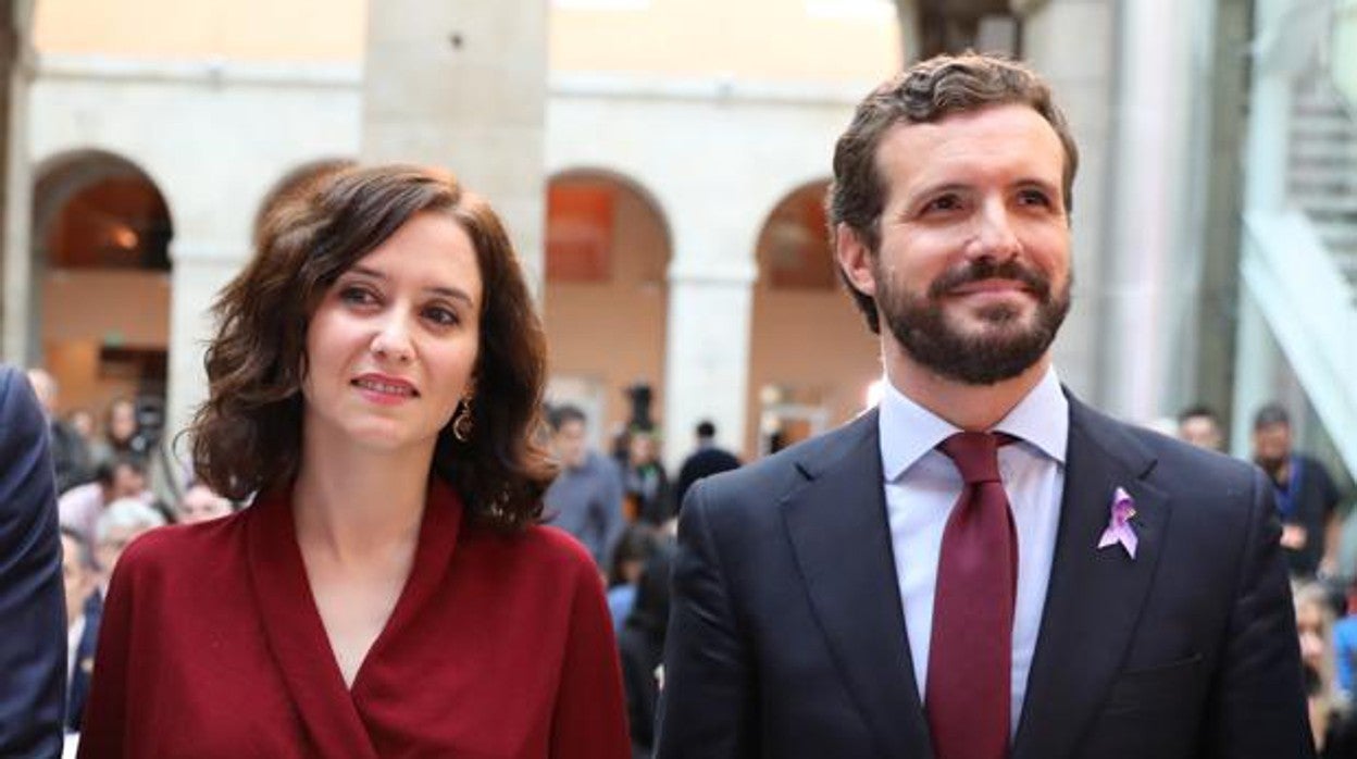 Isabel Díaz Ayuso y Pablo Casado